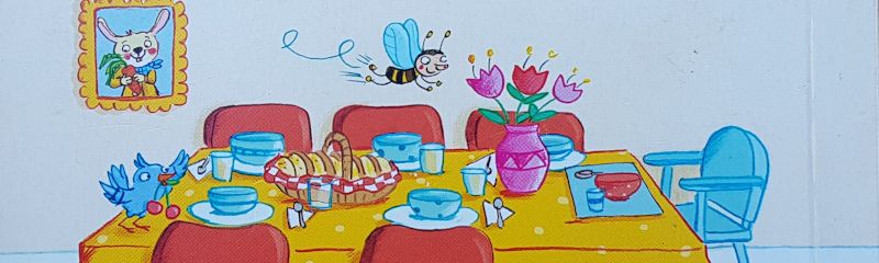 „Mittagsschmaus im Hasenhaus“ von Christine Thau und Carla Häfner