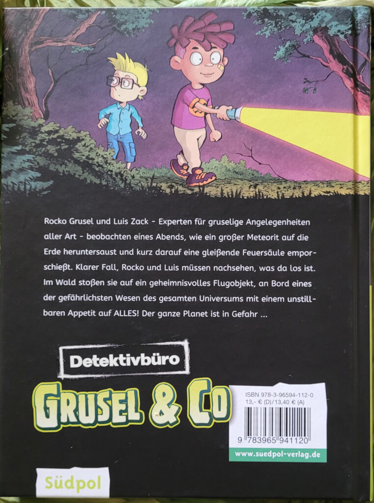 „Detektivbüro Grusel & Co. - Achtung! Weltraum-Glibber“ von Nicolas Gorny und David Füleki