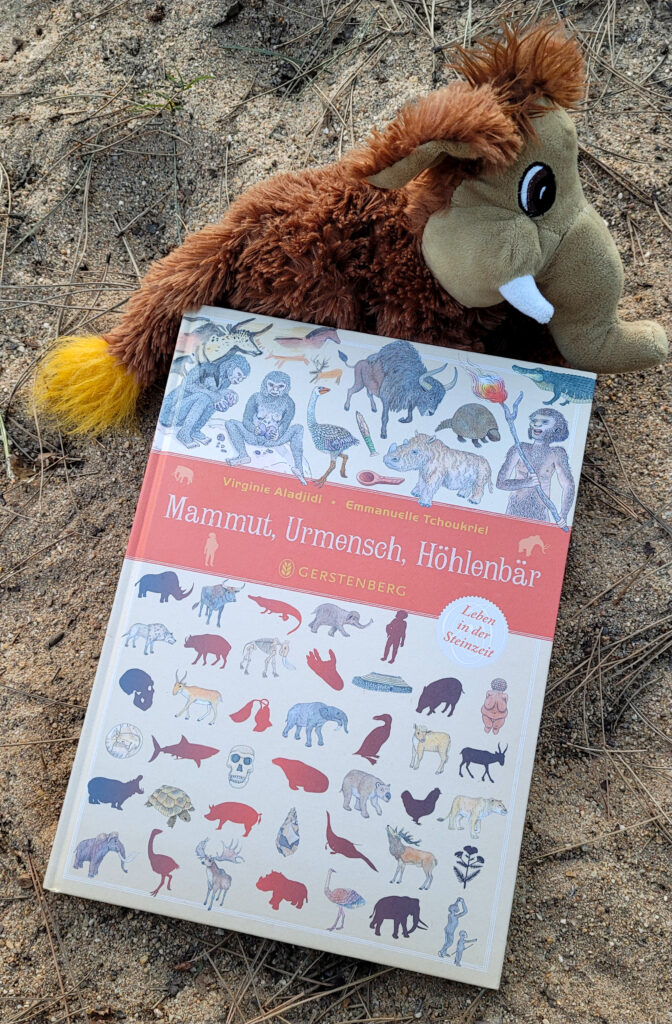 Das Sachbuch für Kinder „Mammut, Urmensch, Höhlenbär: Leben in der Steinzeit“ von Virginie Aladjidi und Emmanuelle Tchoukriel