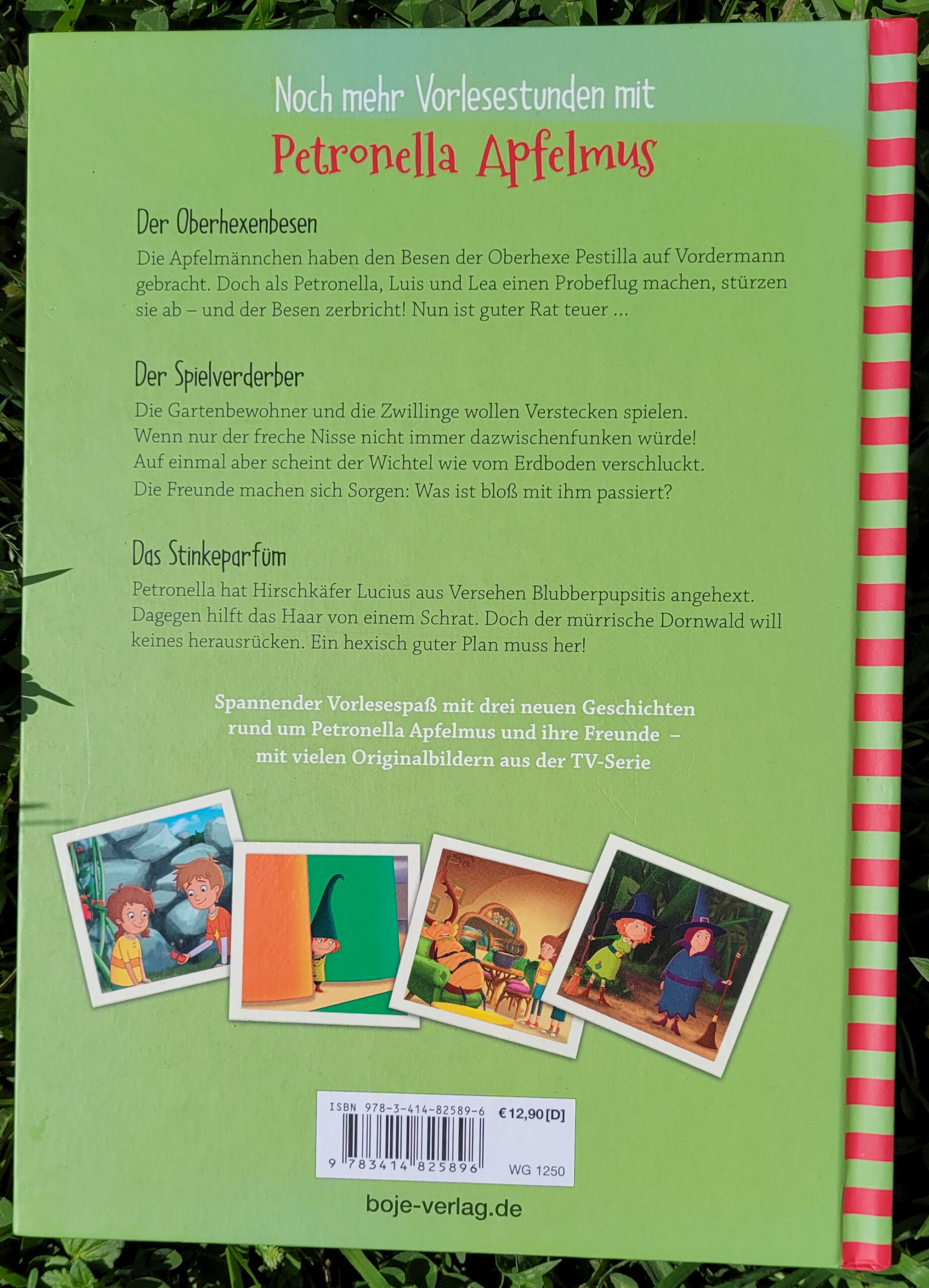 Petronella Apfelmus - Buch zur TV-Serie: „Der Oberhexenbesen“ (Band 2) von hinten