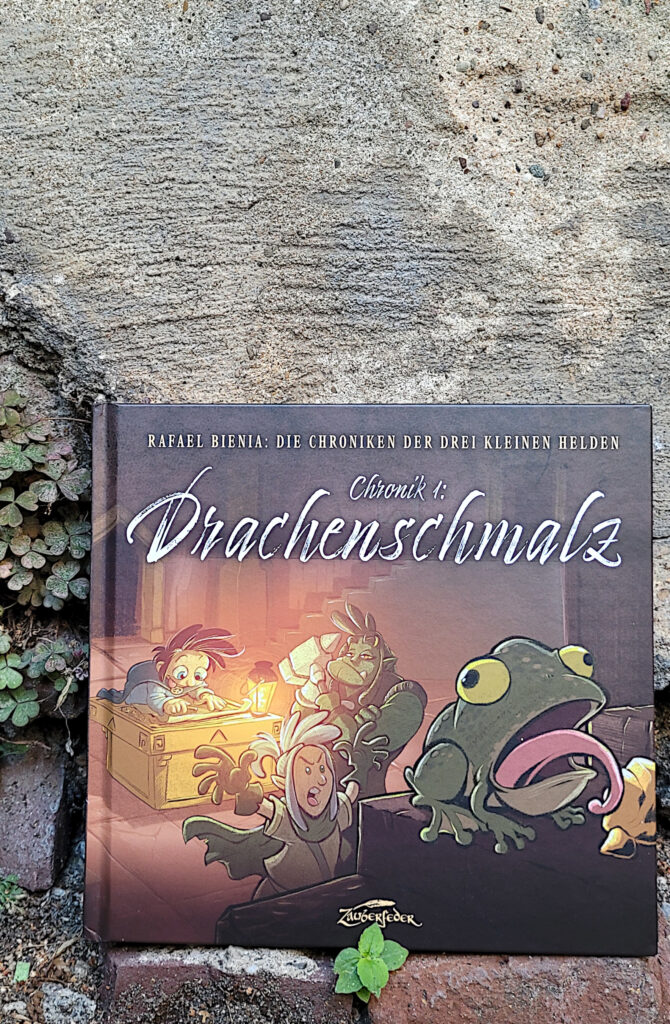 Das Kinder-Fantasy-Buch „Chronik 1: Drachenschmalz“ von Rafael Bienia und Marvin Clifford