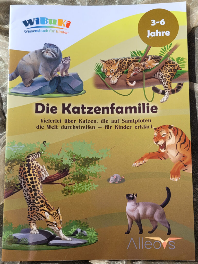 „WiBuKi“- die neue Sachbuchreihe für Kindergartenkinder: "Die Katzenfamilie"