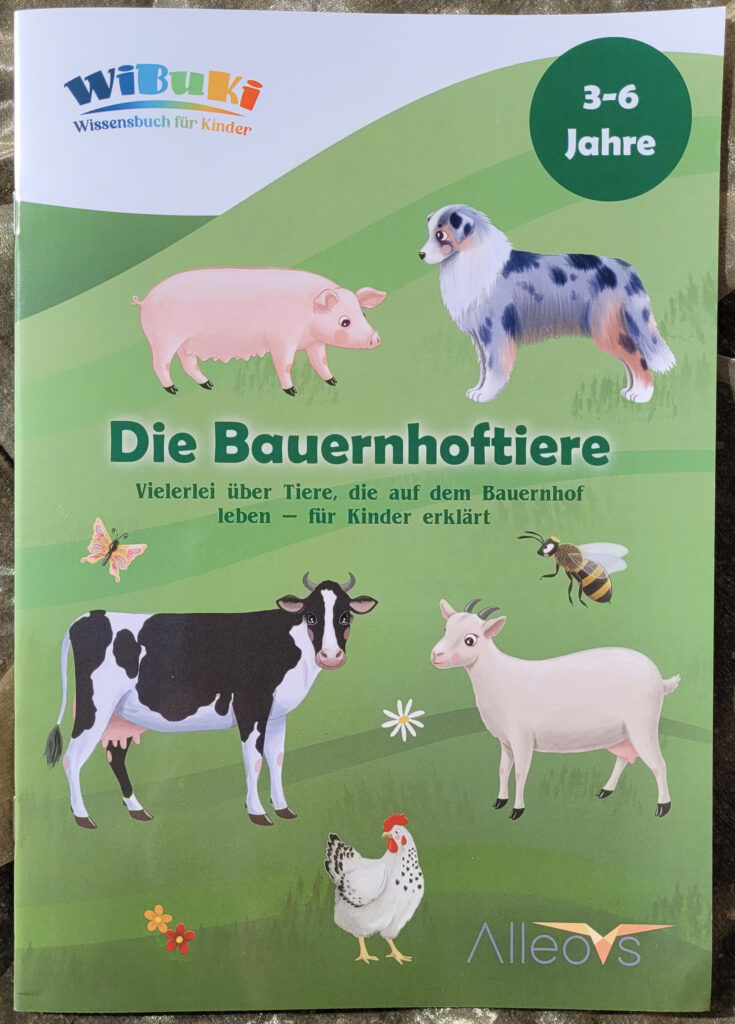 „WiBuKi“- die neue Sachbuchreihe für Kindergartenkinder: "Die Bauernhoftiere"