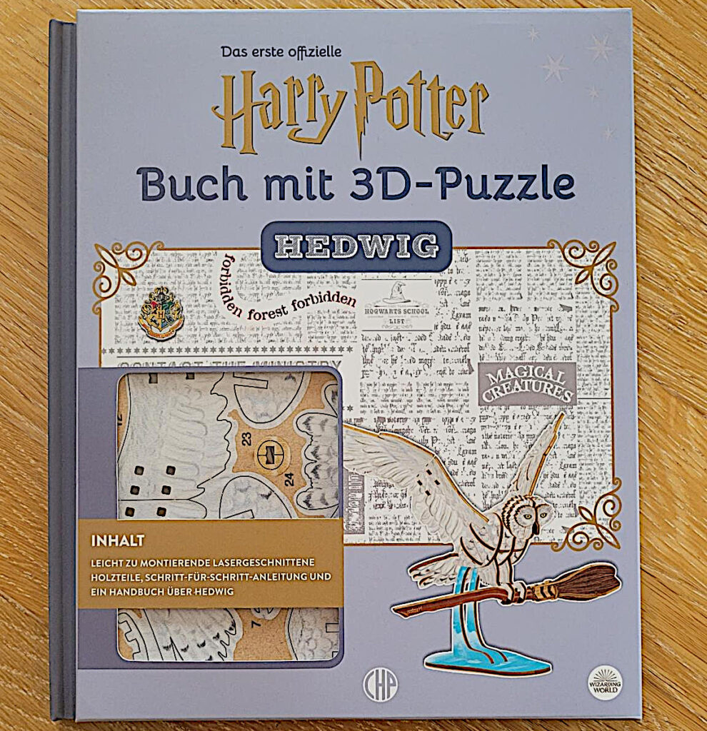 „Harry Potter: Buch mit 3D-Puzzle - Hedwig“
