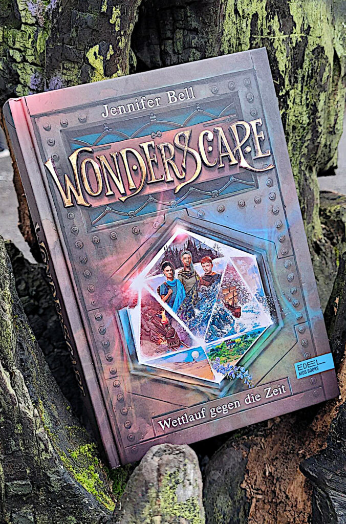 Das SciFi-Jugendbuch „Wonderscape: Wettlauf gegen die Zeit“ von Jennifer Bell